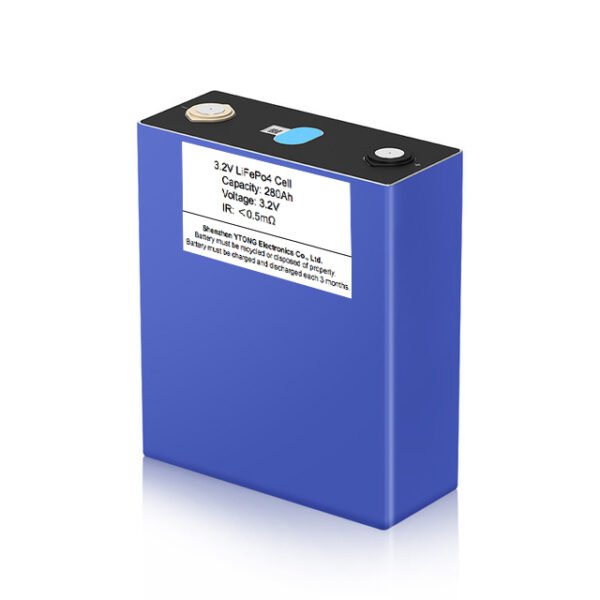 100Ah 200Ah 280Ah Prismatic Battery 3.2V Rechargeable LiFePO4 Cell Solar LiFePO4 Energy Storage Battery