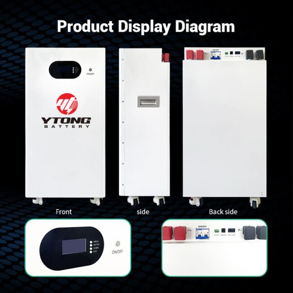 Wall Mount LiFePO4 Battery 15kWh
