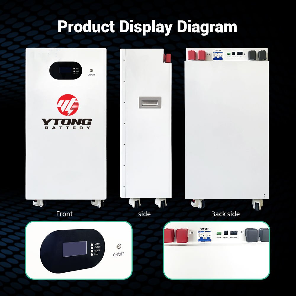Wall Mount LiFePO4 Battery 15kWh