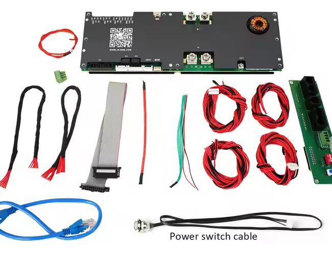 Energy Storage Smart Managent Inverter JK BMS 200A Lithium Ion Lifepo4 16S 48V 4S12V PCB BMS Metal Core 4S12V for Home Energy Storage