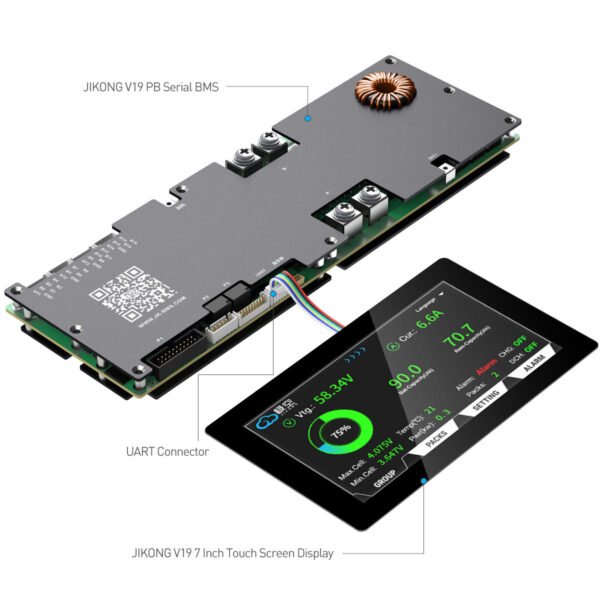 Find similar icon JK Bms 200a 4s 8s 12V 24V JK-B2A8S20P 200A Smart BMS Built-in BT Module Support LCD RS485 Port 1A 2A Active Balance Current