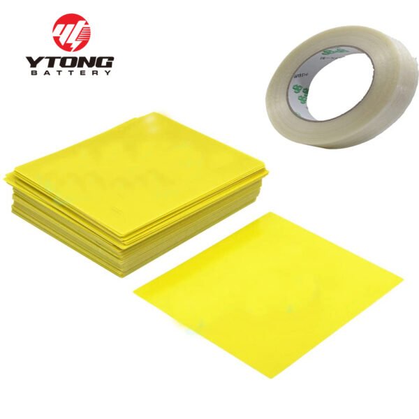 Battery Insulation Plate Yellow FR4 Epoxy Sheet 3240 Fiberglass Plate 35kV Rated High Voltage Application High Tensile Strength 340MPa