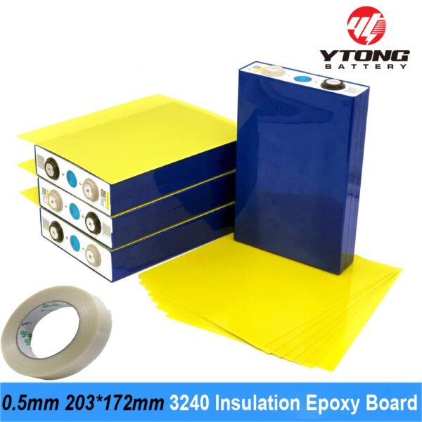 Battery Insulation Plate Yellow FR4 Epoxy Sheet 3240 Fiberglass Plate 35kV Rated High Voltage Application High Tensile Strength 340MPa