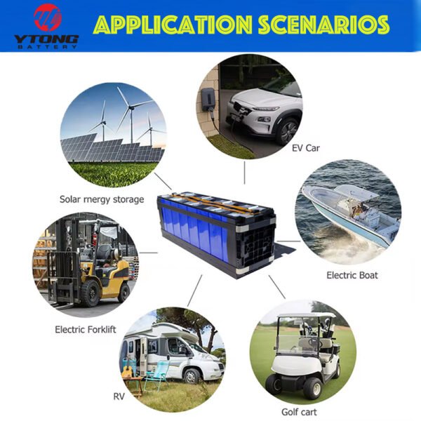 EU US STOCK YTONG Battery 48V 51.2V 280Ah Battery DIY Kit Box for 280Ah 314Ah LiFePO4 Battery Boxes Racks With JK 200A BMS and CCS Boxes