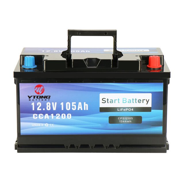 Long Cycle Life Smart BMS 12.8V 105Ah Truck Fishing Boat 105Ah Marine Start Battery