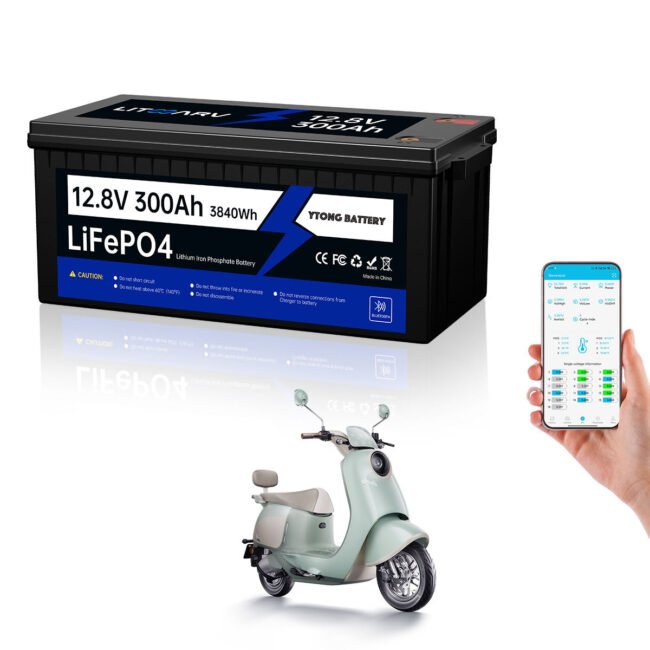 Best Selling Bluetooth BMS 48 Volt LiFePO4 Battery 24V 36V 48V 72V 72AH 100AH 200AH 300AH Golf Cart Lithium Battery With LCD Display