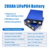 EU Stock 3.2V Lifepo4 CALB CATL 280Ah Lifepo4 Battery 320Ah Lf280k Grade a 280Ah  Lithium Ion Batteries for Energy Storage System