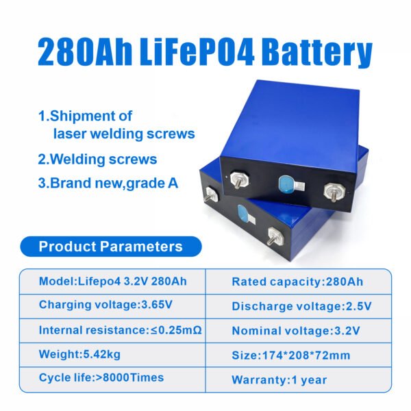 EU Stock 3.2V Lifepo4 CALB CATL 280Ah Lifepo4 Battery 320Ah Lf280k Grade a 280Ah  Lithium Ion Batteries for Energy Storage System