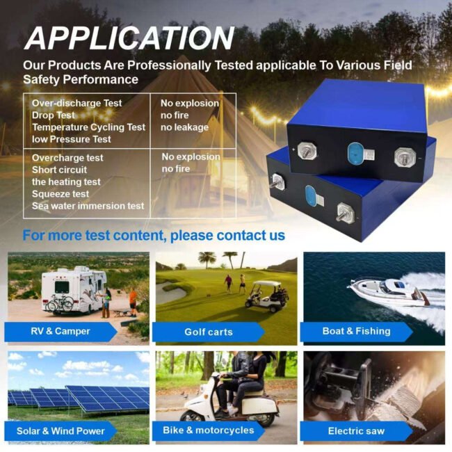 Prismatic CATL 3.2V 340AH Lifepo4 Battery Cell 100AH-320AH Range 12V 8000+ Cycles Lithium Ion Battery 24V-48V Options