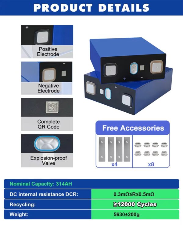 CATL EVE 314Ah Lithium Battery
