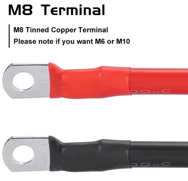 High Quality 6 8 10 AWG Car Solar Power Inverter Cable Stable Battery Connecting Electronic Cable for Home Appliance