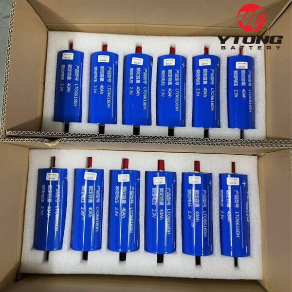 Grade a 66160 LTO Battery Cell 2.3V 30Ah 35Ah 40Ah 45Ah 66160A 66160H YinLong Cylindrical Cell for Car Audio