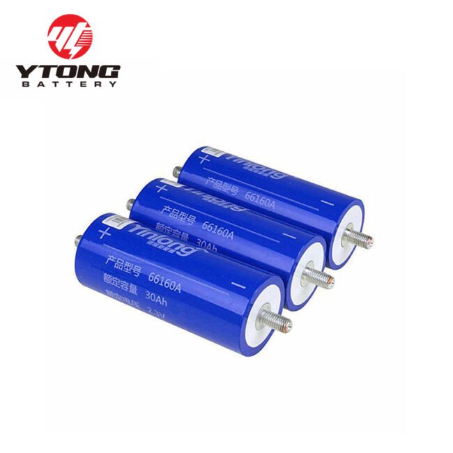 LTO Cell Yinlong 66160 High Discharge Rate LTO Battery Cell 2.3V 30Ah 35Ah 40Ah Yinlong 66160 25000 Cycles -50C~65C
