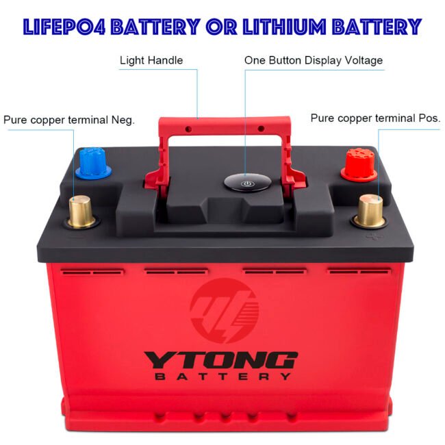 High Power 12V LiFePO4 Motorcycle Battery Lithium LifePO4 12.8V 12A-BS 8AH for ATV Scooter Dirt Bike With Power BMS