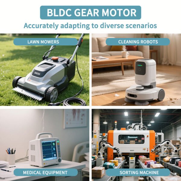 High Speed 3100-12000RPM 20-1535.6g.cm 12-24V Permanent Magnet TEC Brushless for Electric Bicycle & Home Appliance