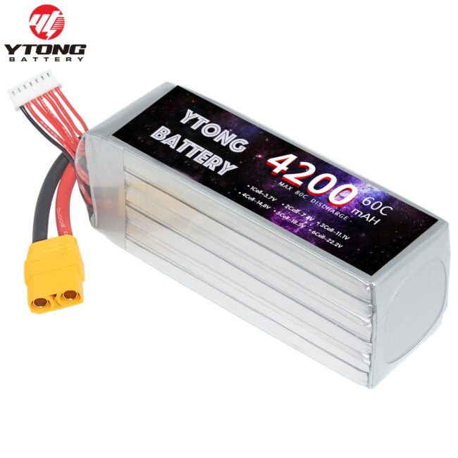 RC High Rate 6S 22.2V Lipo Battery 1500mAh 2200mAh 3000mAh 4200mAh 5200mAh 6000mAh 7200mAh 8500mAh 10400mAh for RC Car Boat Airplane Parts