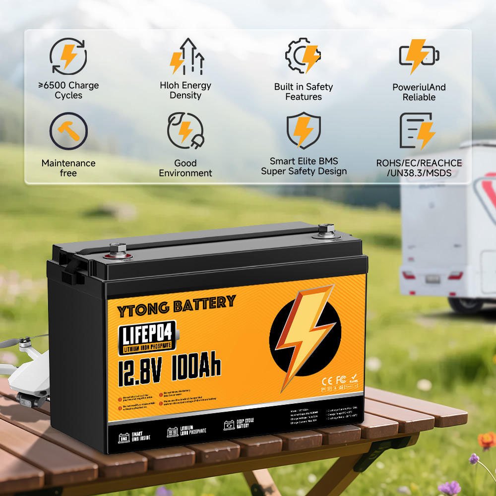 LiFePO4 12V 100Ah Battery
