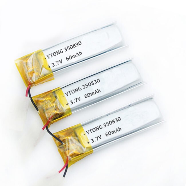 Small Lithium Ion Battery with Wires