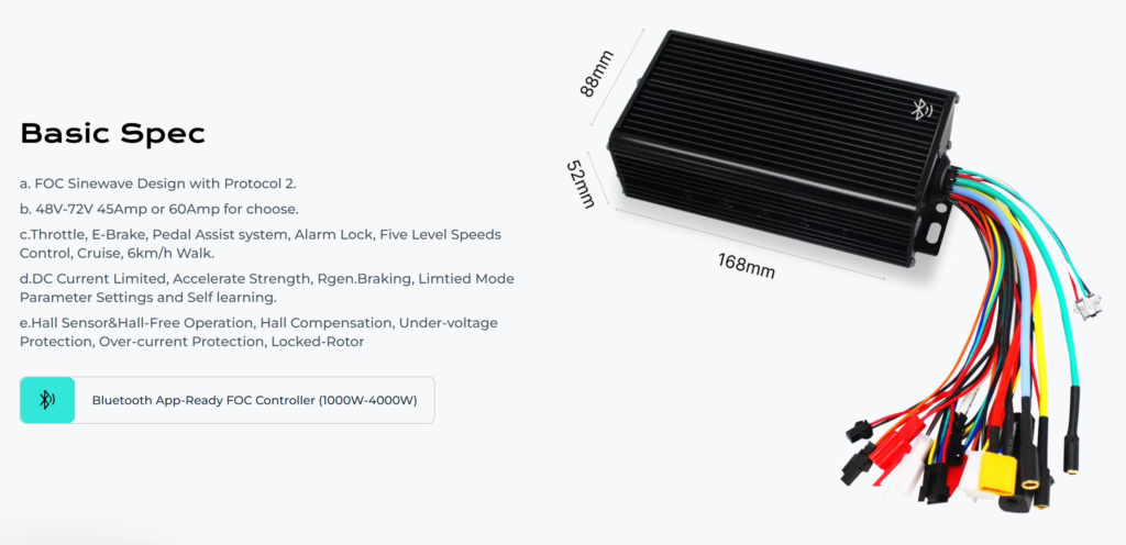 High Power Ebike Controller 45A/60A