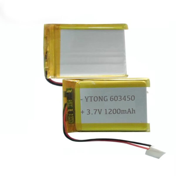 603450 Polymer 3 Wires 10K NTC Rechargeable Battery 3.7V 1200mAh Polymer Battery for Speaker MP3