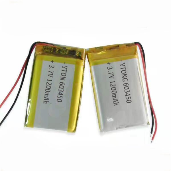 603450 Polymer 3 Wires 10K NTC Rechargeable Battery 3.7V 1200mAh Polymer Battery for Speaker MP3