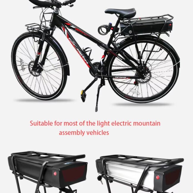 36v Ebike Rear Rack Battery