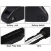 Downtube 48V 25Ah LG 50F Cells Electric Bike Battery 50A BMS & XT60 for High Power 1500W-2000W Motors