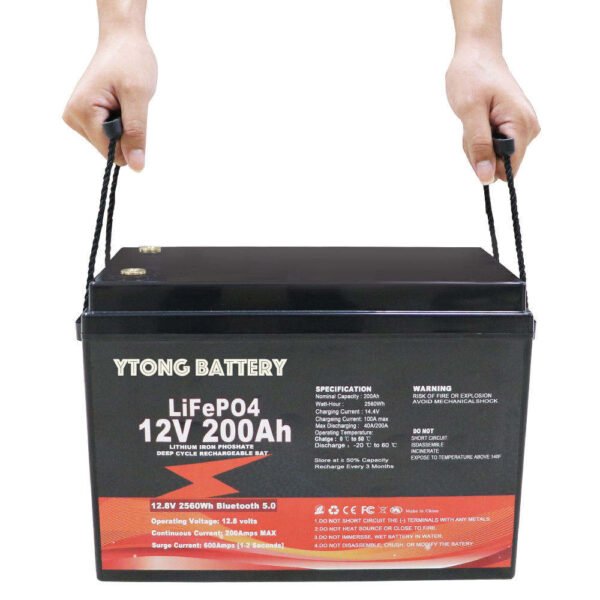 RV Marine Solar Battery 12.8V