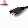 Customizable 2-Pin SAE Connector Disconnect Battery Charger Extension Cable Copper for Car Tractor RV SAE Electrical