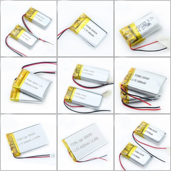 OEM 103450 Lithium ion Polymer Battery 1800mAh 3.7V Polymer Battery for Beauty Devices 800 Cycles LiNiMnCoO2 Cathode