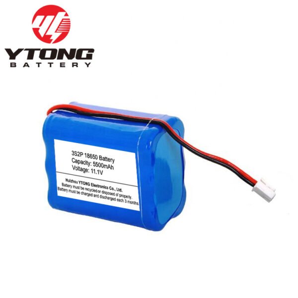 11.1V 5000mAh 3S2P battery pack