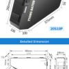 Customizable Electric Bike Batteries 48V 35Ah 50AMP Lithium Triangle Battery Pack With Charger and BMS