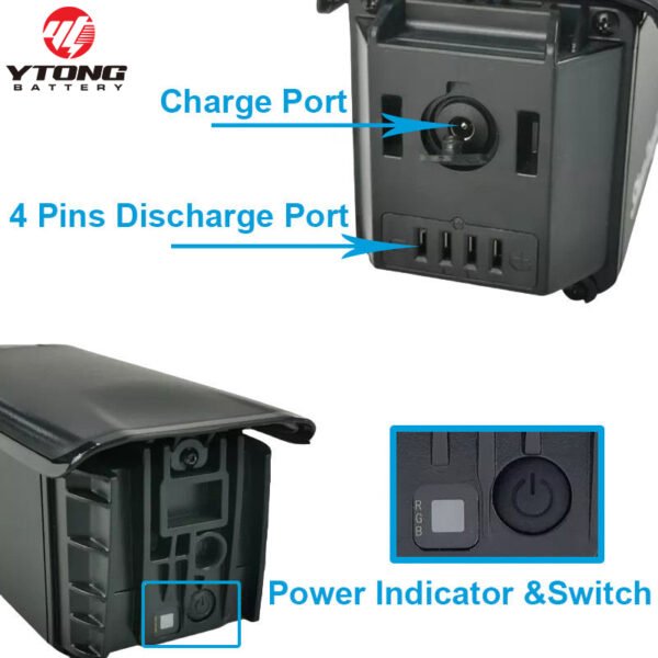 DIY野马Mustang SYR-OO2外壳 4 DIY Mustang SYR-OO2 36V 48V 13Ah 14Ah 16Ah 17.5Ah Electric Bike Battery Lithium Ion Battery