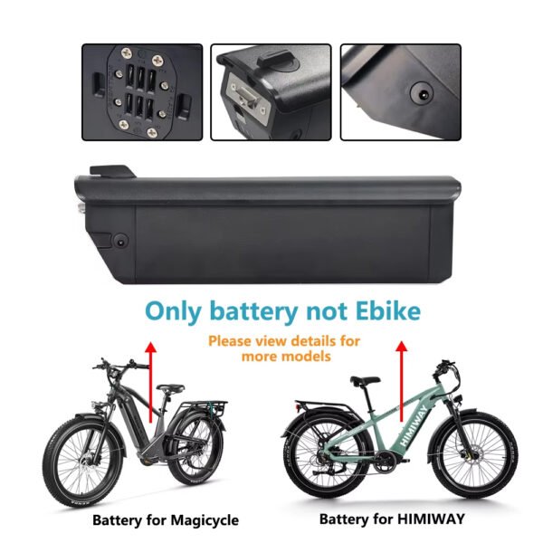 21700 Cell Reention Rhino Ebike Battery 36V 27AH 48V 20Ah Li-ion Battery for Magicycle Ocelot Pro Heybike Cruiser RV800 Plus