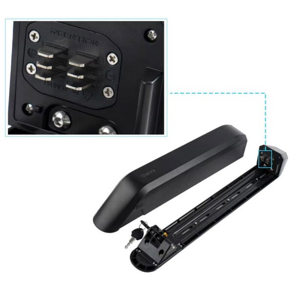 麒麟 Kirin 细节 6 YTONG Ebike Battery Reention Kirin 21700 Down Tube 52V 20Ah Ebike Battery 1040Wh for 1000W Ebike Battery Replacement