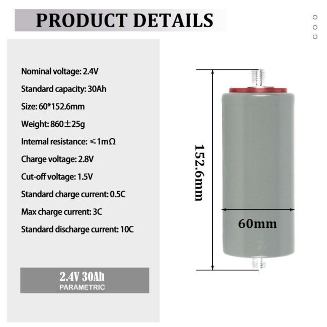 60138 30Ah LTO Cell 60138 30Ah LTO Cell