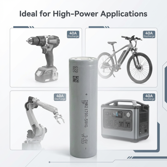Tenpower 21700 40XG/50XG battery