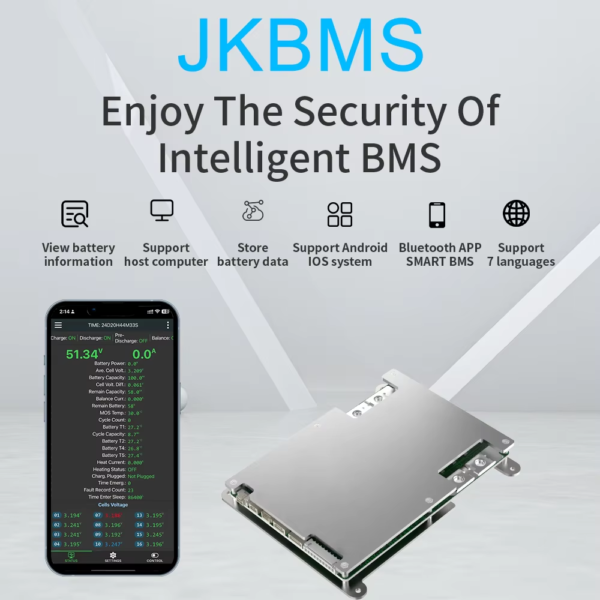 16S 48V 100A Active Balance BMS 16S 48V 100A Active Balance BMS
